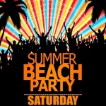 Summer beach party